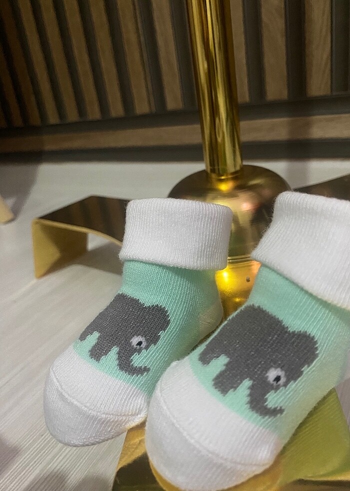 Bebek çorabı 0/3 ay - Görsel 2