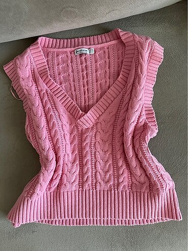 Stradivarius stradi pembe süveter