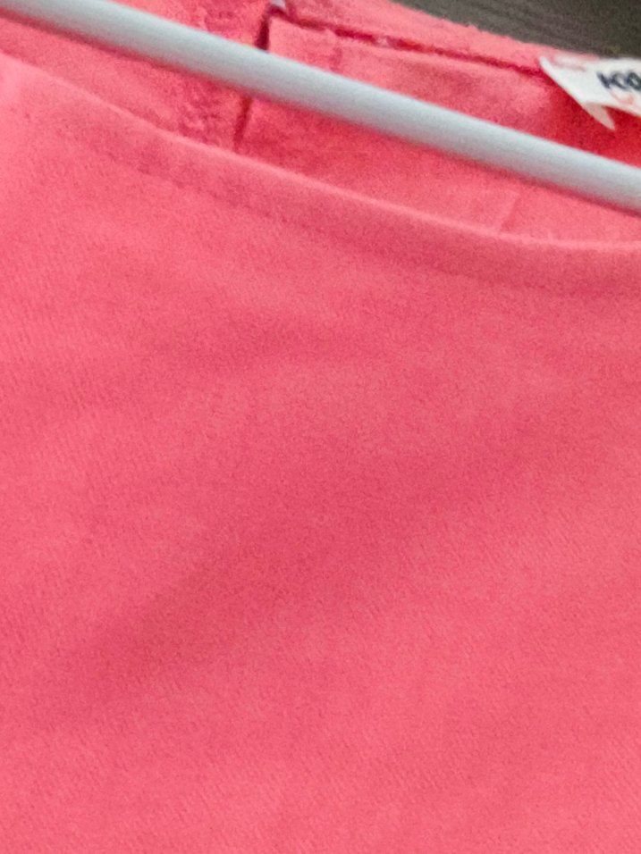 Kırmızı Salaş Keten kız çocukPantolon - Görsel 4