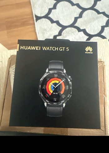  Beden Huawei Watch GT 5 Siyah Akıllı Saat 46 mm