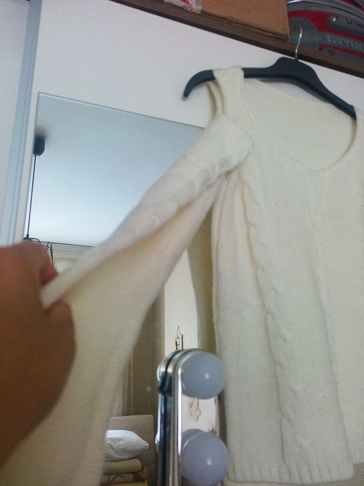 Beyaz Triko Kadın Kazak - Görsel 2