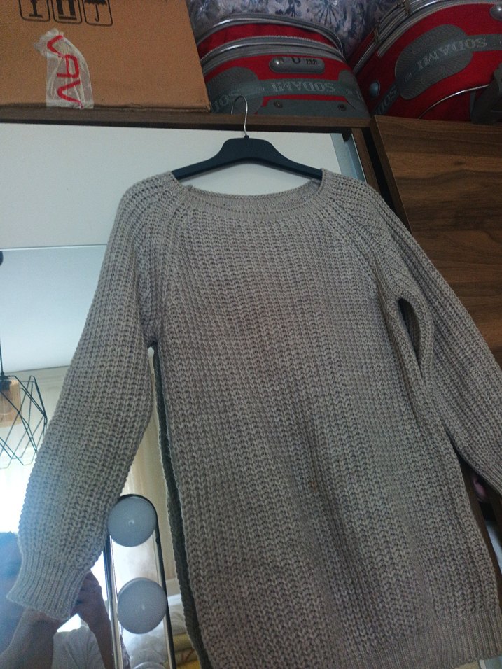 Kadın Triko Uzun Kollu Kazak - Görsel 2