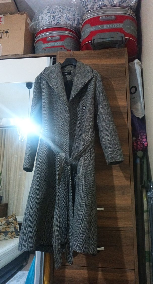 Gri Kemerli Uzun Kaban - Görsel 2