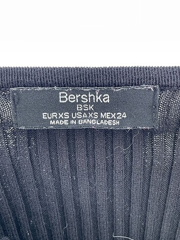 xs Beden siyah Renk Bershka Kısa Elbise %70 İndirimli.
