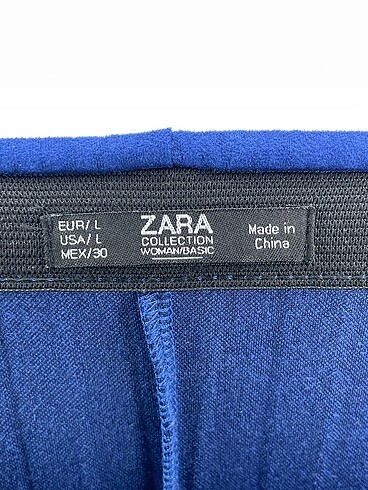 l Beden mavi Renk Zara Midi Etek %70 İndirimli.