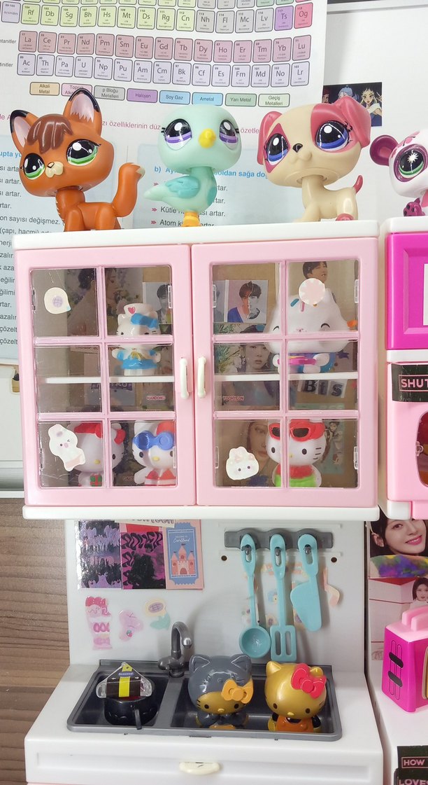 minis hello kitty ve mutfakk - Görsel 2