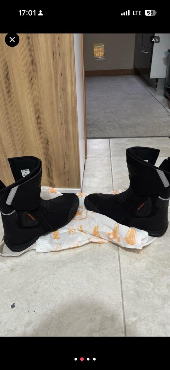 Forte Gt Duratech 29 Como Uzun MotosikletBotu Siyah 44 numara - Görsel 2