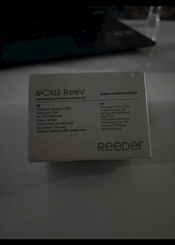 Reeder mini bluetooth hoparlör - Görsel 2