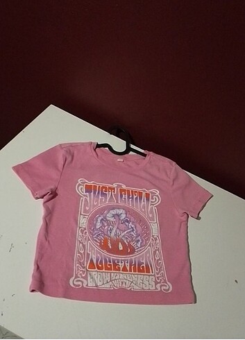 Diğer Pembe, mantar desenli crop