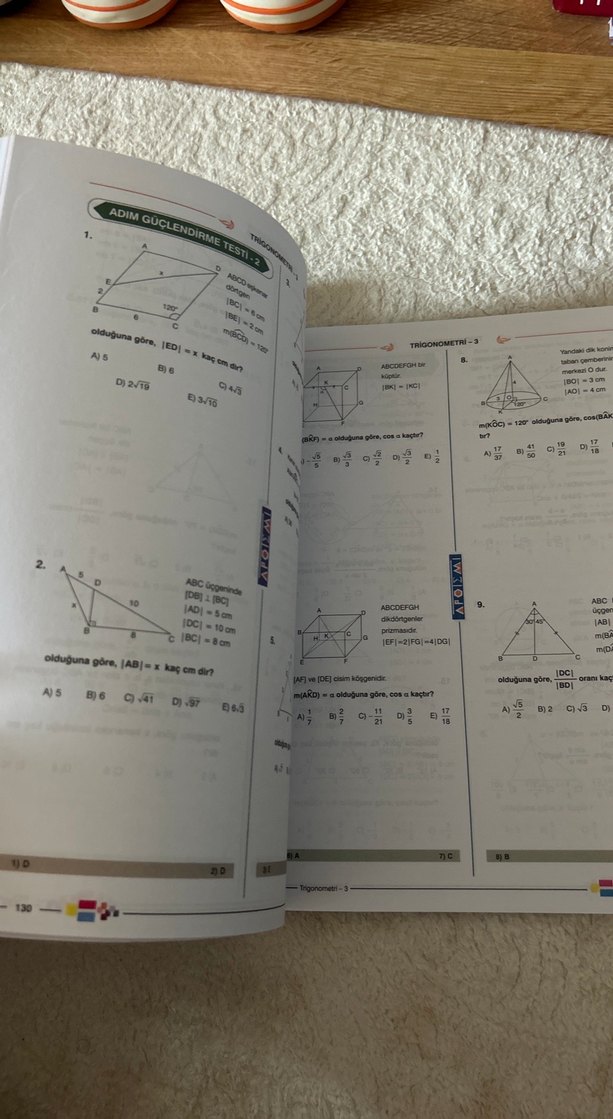 Apo İntégral ve Trigonometri Soru Bankası - Görsel 3