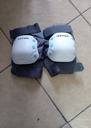 Gri Beyaz Motosiklet Dizlikleri Velcro Bantlı - Görsel 2