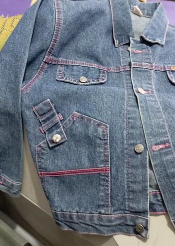 kız çocuk kot ceket 8,9, yaş - Görsel 2