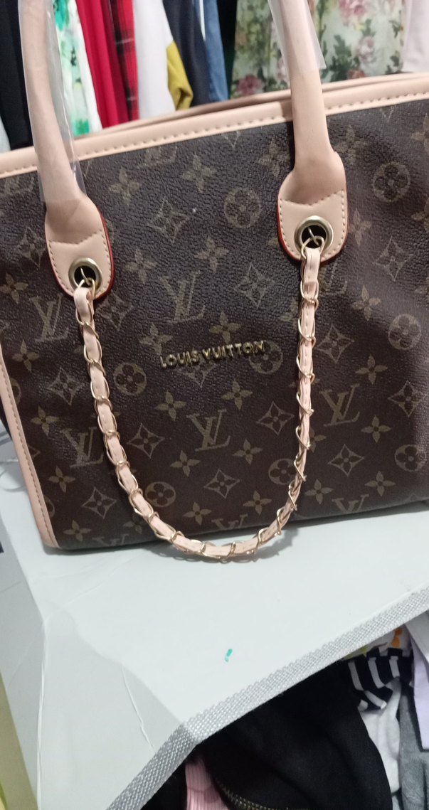 Kahverengi Zincir Detaylı Kadın Çanta sıfır üründür - Görsel 2