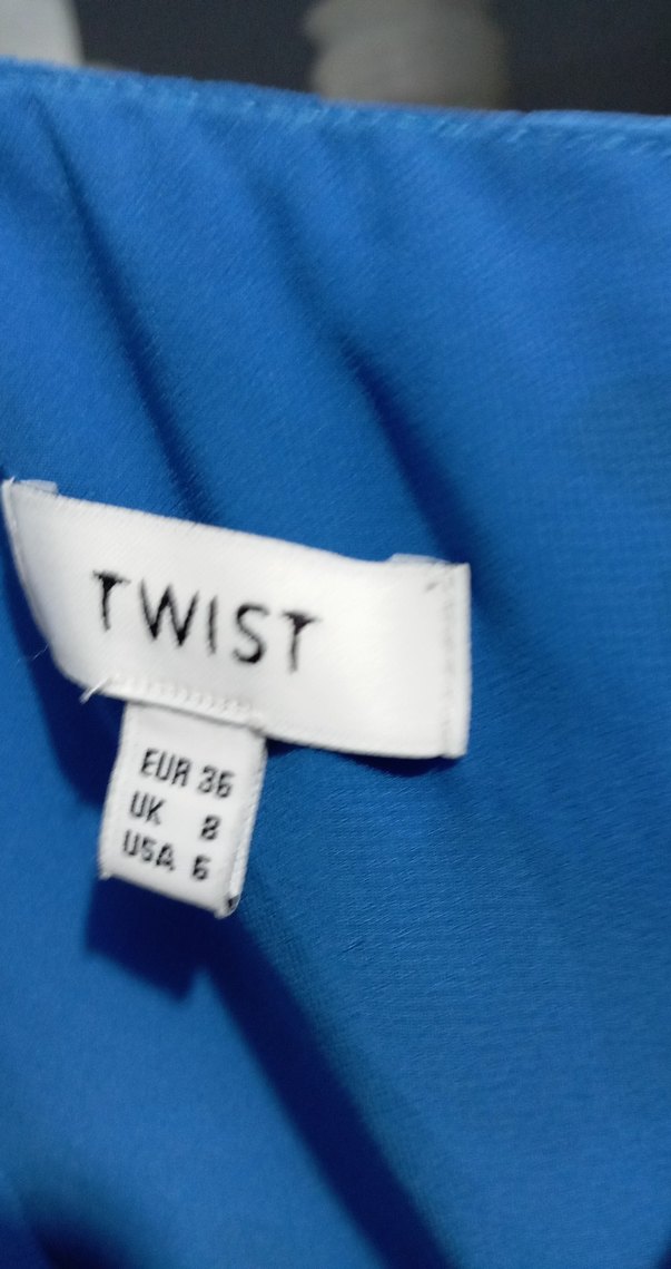 Renkli Desenli Uzun Askılı Elbise - Görsel 4