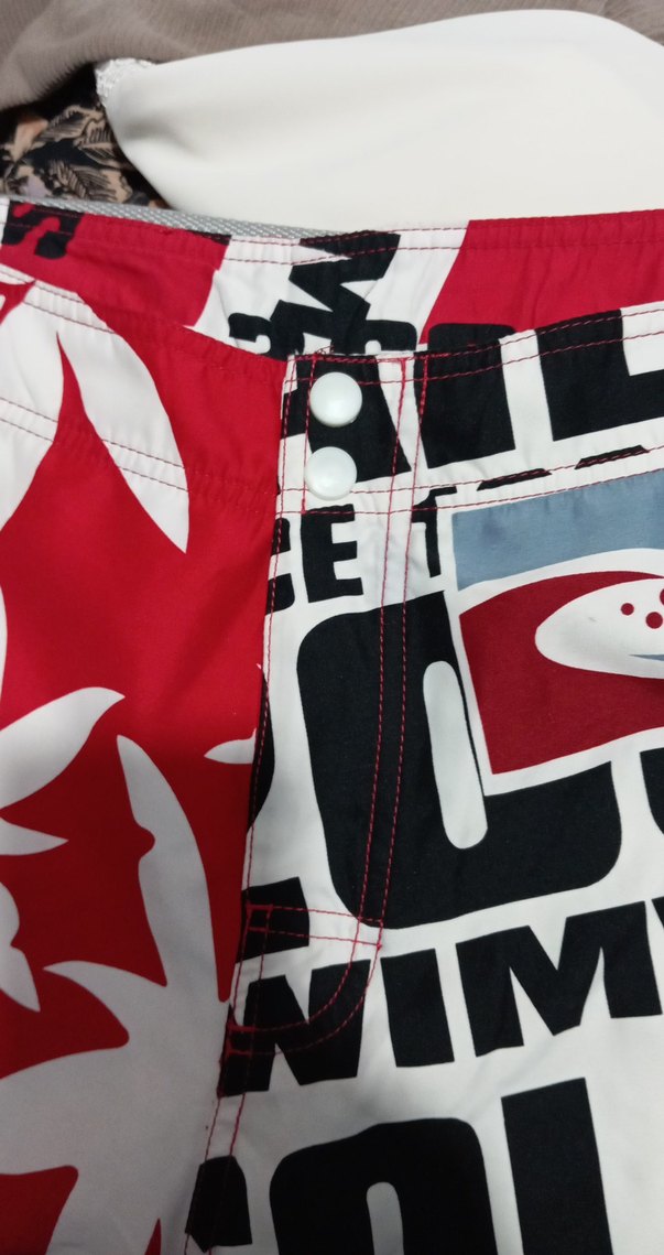 Renkli Baskılı Loose Fit Erkek Mayo Şort - Görsel 3