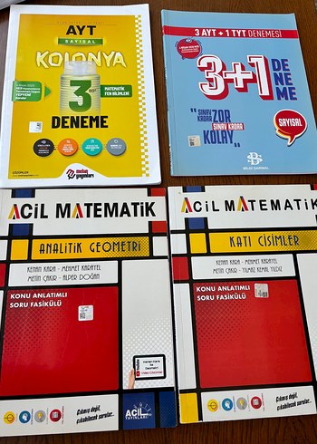 AYT Sayısal Deneme ve Acil Matematik Konu Anlatımları