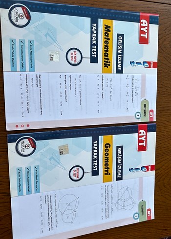 AYT Matematik ve Geometri Gelişim İzleme Yaprak Test