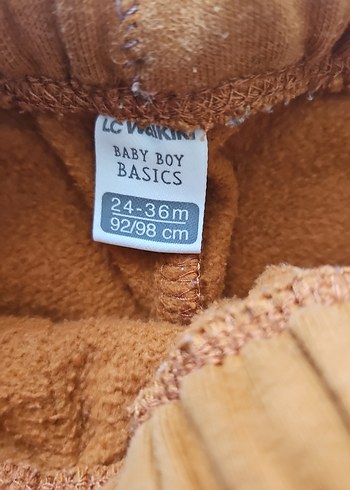 LC Waikiki Düğmeli Kahverengi Erkek Çocuk Süet Pantolon