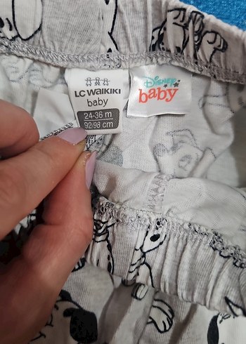 LC Waikiki Kız Çocuk Gri Baskılı Rahat Tayt