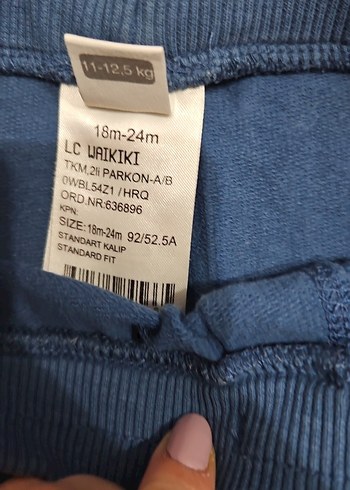 LC Waikiki Erkek Çocuk Mavi Bağcıklı Eşofman Altı