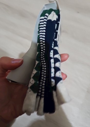 Erkek Çocuk Çok Renkli Batik Desenli corap