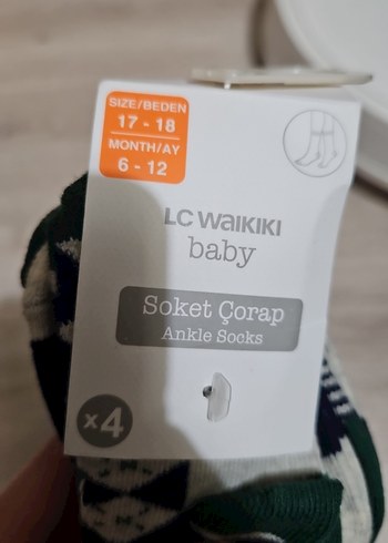 Erkek Çocuk Çok Renkli Batik Desenli corap - Görsel 5