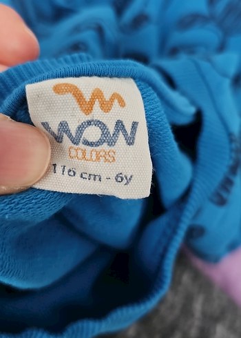 Mavi Erkek Bebek Sweatshirt ve Pantolon Takımı - Görsel 2