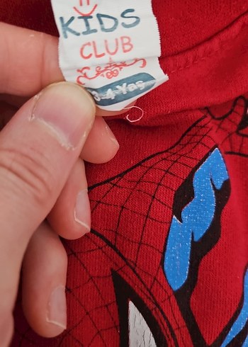 Kırmızı Spiderman Baskılı Erkek Sweatshirt - Görsel 3
