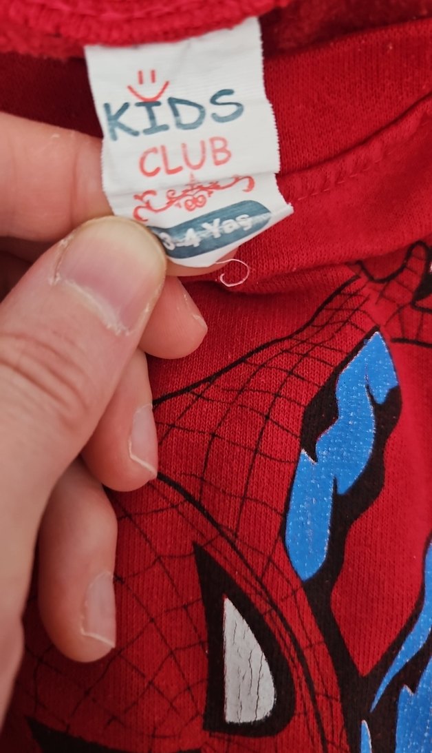 Kırmızı Spiderman Baskılı Erkek Sweatshirt - Görsel 3