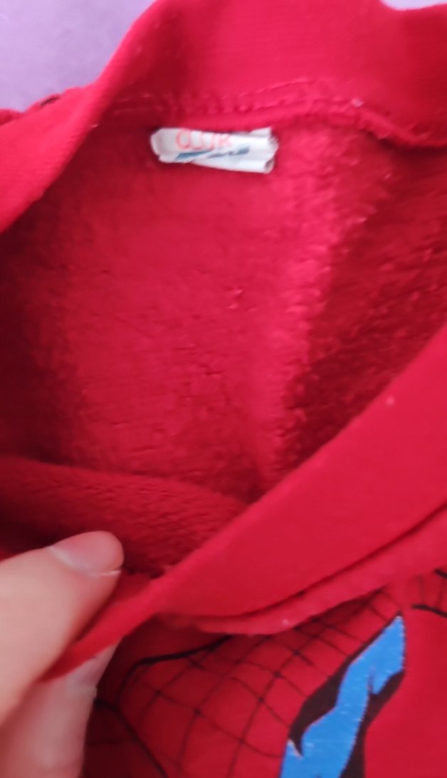 Kırmızı Spiderman Baskılı Erkek Sweatshirt - Görsel 2