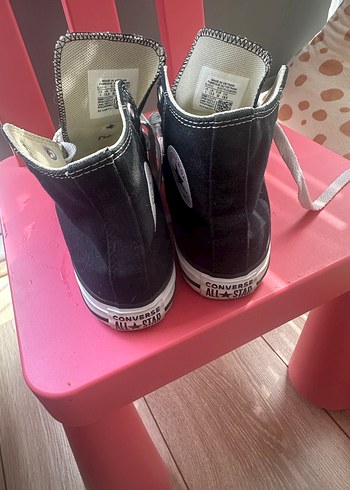 Siyah Beyaz Bağcıklı Kız Çocuk Spor Ayakkabı - Görsel 4