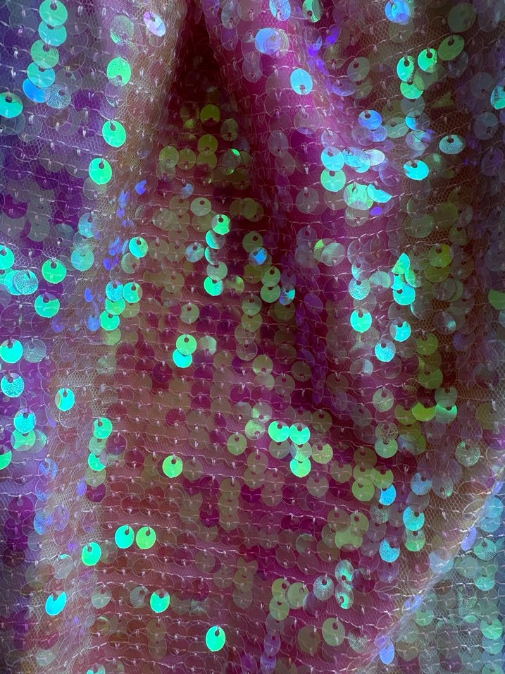 Renkli Simli Kız Çocuk Etek #payetli - Görsel 2