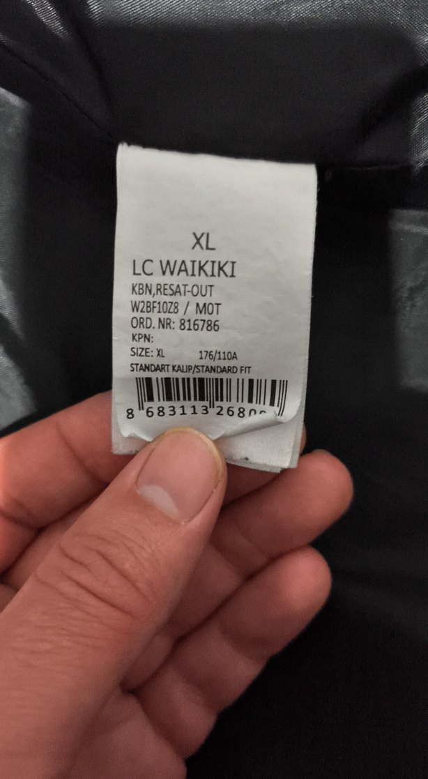 Fermuarlı Gri erkek Ceket - Görsel 4