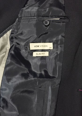 Erkek Siyah Düğmeli Ofis Takım Ceketi - Görsel 3