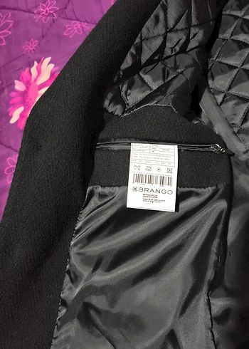 BRANGO ÖZEL BİR MARKASiyah Midi Erkek Kaban - Görsel 9