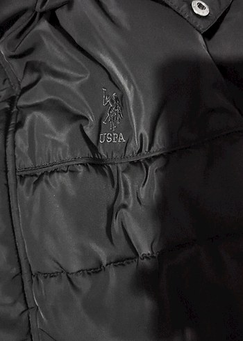 Düğmeli Siyah Midi Kışlık erkek Mont - Görsel 5