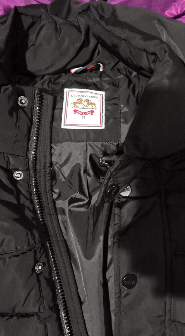 Düğmeli Siyah Midi Kışlık erkek Mont - Görsel 4