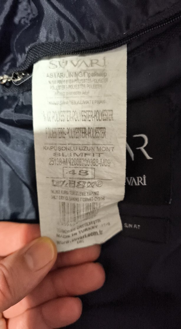 Fermuarlı Siyah Erkek Midi Ceket - Görsel 5