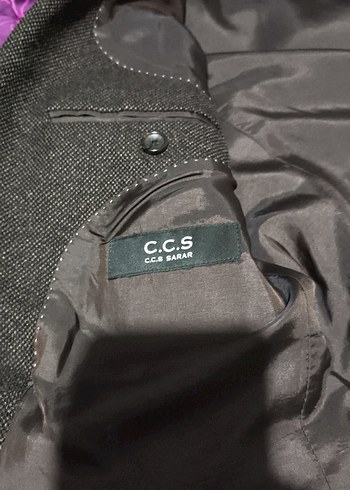 Kahverengi  Erkek Ceket, Düğmeli, Klasik Kesim - Görsel 4