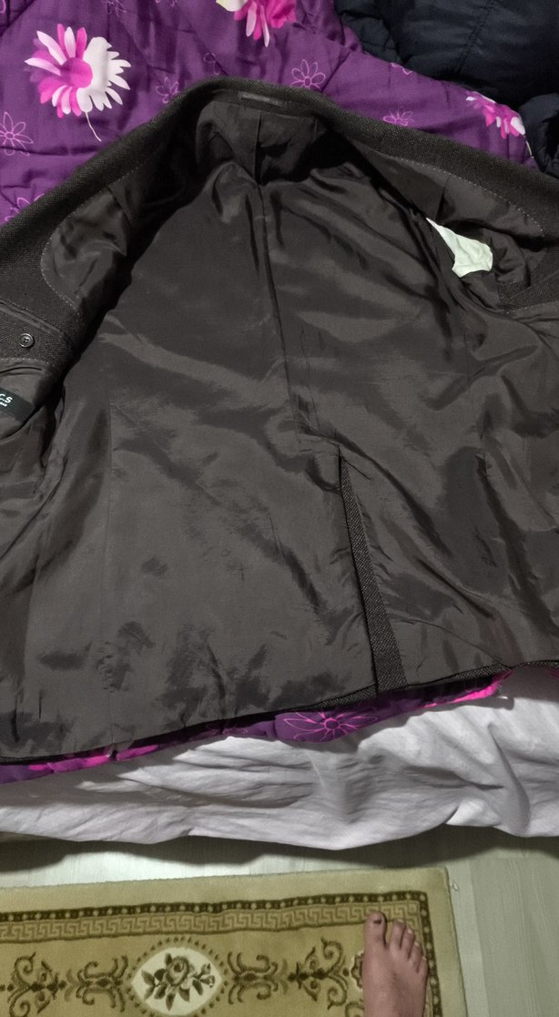 Kahverengi  Erkek Ceket, Düğmeli, Klasik Kesim - Görsel 2