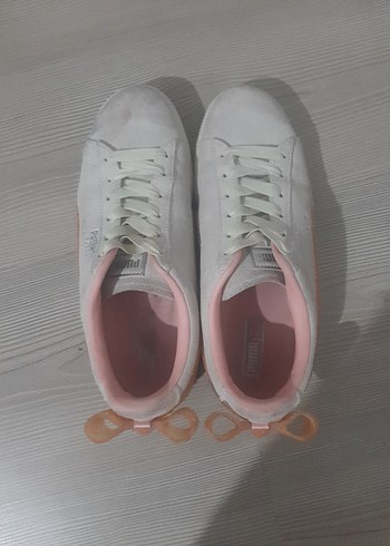 Beyaz puma Süet deri Spor Ayakkabı - Görsel 2