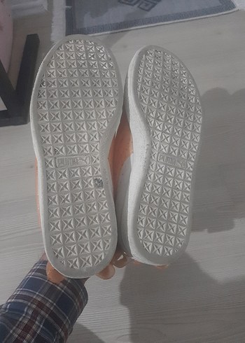 Beyaz puma Süet deri Spor Ayakkabı - Görsel 3