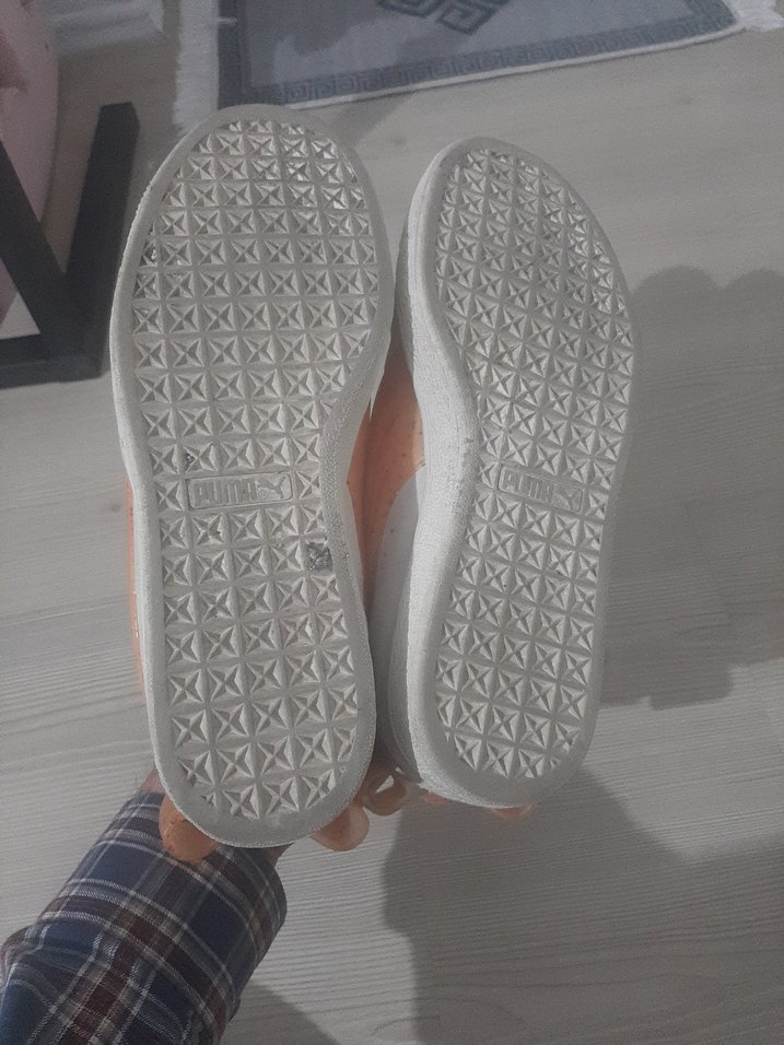 Beyaz puma Süet deri Spor Ayakkabı - Görsel 3