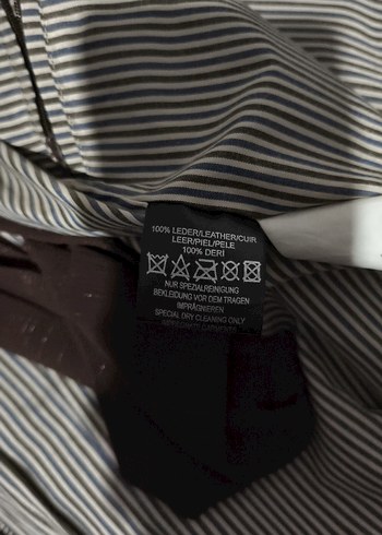 Derimod Kahverengi Biker Ceket, Fermuarlı, Normal Boy - Görsel 7