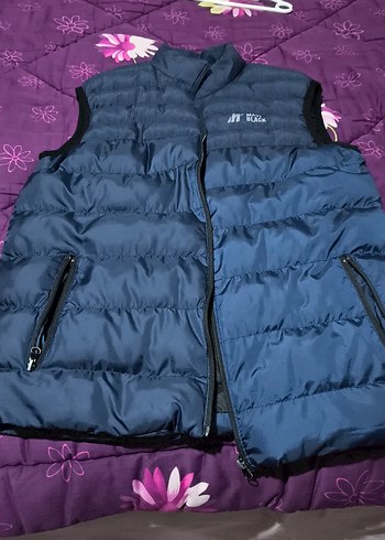 Erkek Lacivert Fermuarlı Kolsuz Yelek - Görsel 4