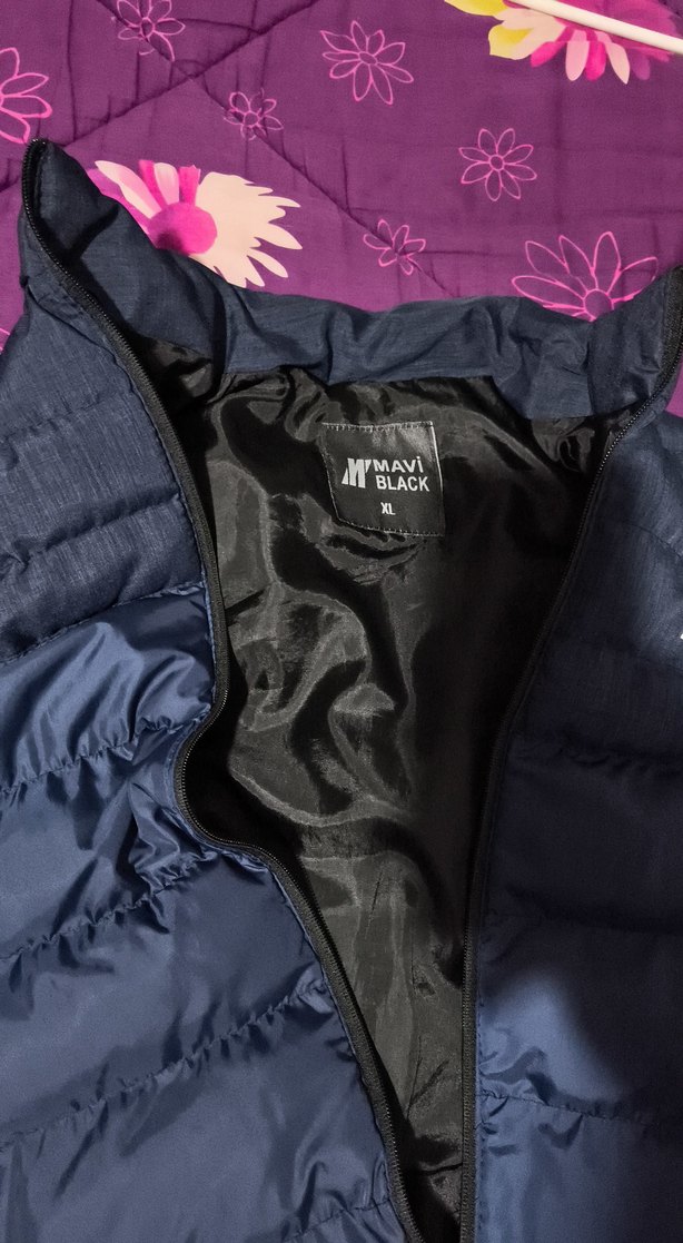 Erkek Lacivert Fermuarlı Kolsuz Yelek - Görsel 2