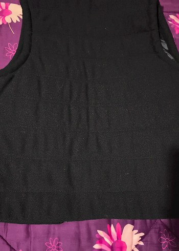 Fermuarlı Siyah erkek Yelek - Görsel 5