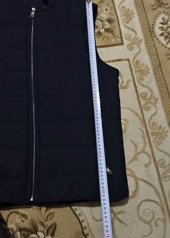 Fermuarlı Siyah erkek Yelek - Görsel 8