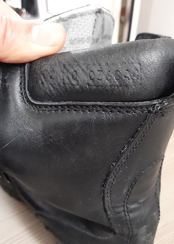 Siyah Deri asker Botu - Görsel 6