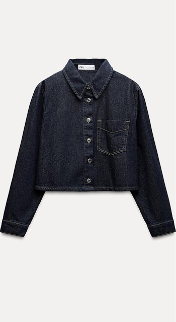 Zara ZARA MARKA DENIM GÖMLEK